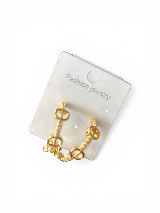Fashion Jewelry Jewelry - Fashion Jewelry Gold Linked Drop Earrings